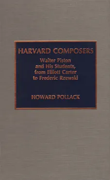 harvard composers book cover image