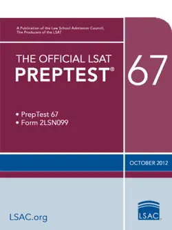 the official lsat preptest 67 book cover image