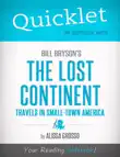 Quicklet on Bill Bryson's The Lost Continent: Travels in Small-Town America (CliffsNotes-like Summary, Analysis, and Commentary) sinopsis y comentarios