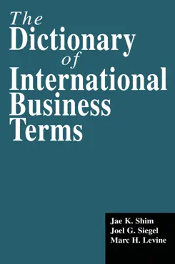 the dictionary of international business terms book cover image