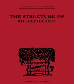 the structure of metaphysics book cover image