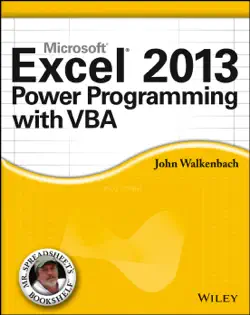 excel 2013 power programming with vba book cover image