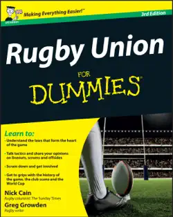 rugby union for dummies book cover image