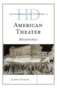 historical dictionary of american theater book cover image