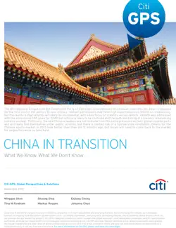 china in transition imagen de la portada del libro