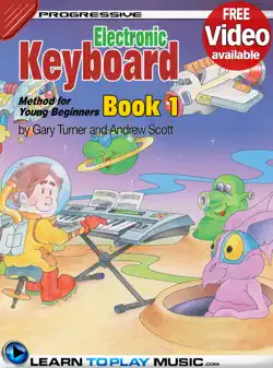 electronic keyboard lessons for kids - book 1 book cover image
