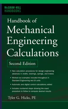 handbook of mechanical engineering calculations, second edition book cover image