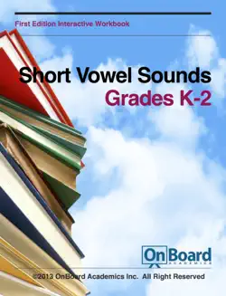 short vowel sounds book cover image