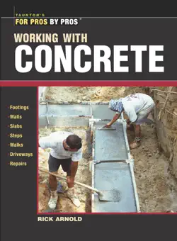 working with concrete book cover image