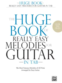 the huge book of really easy melodies for guitar in tab book cover image