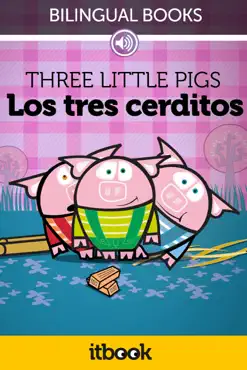 los tres cerditos / three little pigs imagen de la portada del libro