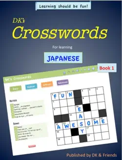 dk’s crosswords for learning japanese book cover image
