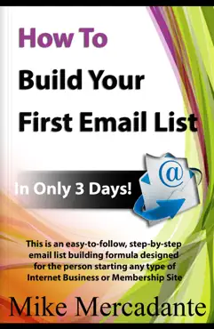 how to build your first email list in only 3 days book cover image
