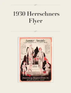 1930 herrschners flyer imagen de la portada del libro