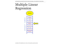 multiple linear regression book cover image