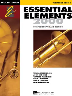 essential elements 2000 - book 1 for trombone (textbook) book cover image