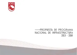 propuesta de programa nacional de infraestructura 2013-2018 imagen de la portada del libro