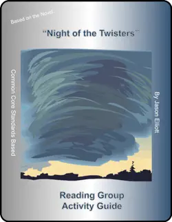 night of the twisters reading group activity guide book cover image