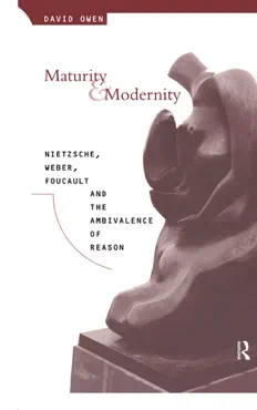 maturity and modernity imagen de la portada del libro