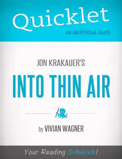 quicklet on jon krakauer's into thin air (cliffsnotes-like book summary) book cover image