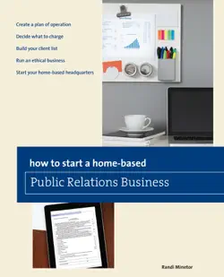 how to start a home-based public relations business book cover image