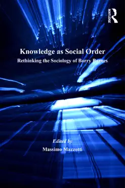 knowledge as social order book cover image