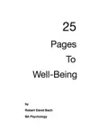 25 Pages to Well-Being sinopsis y comentarios