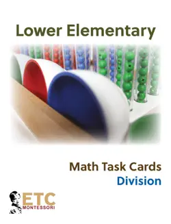 lower elementary math task cards - division book cover image