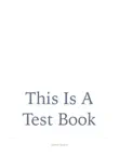 This is a test book synopsis, comments