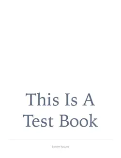 this is a test book book cover image