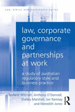 law, corporate governance and partnerships at work book cover image