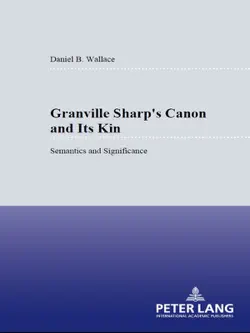 granville sharp’s canon and its kin book cover image