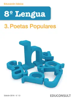 lengua 8º educ. básica. poetas populares imagen de la portada del libro
