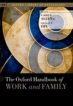 the oxford handbook of work and family book cover image