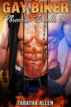 gay biker threesome bundle set imagen de la portada del libro