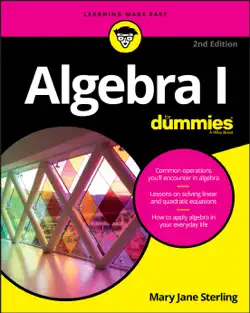 algebra i for dummies book cover image