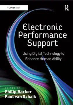electronic performance support imagen de la portada del libro