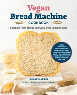 the vegan bread machine cookbook book cover image