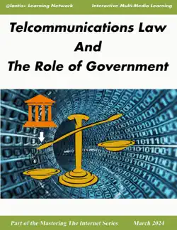 telecommunications law and the role of government book cover image