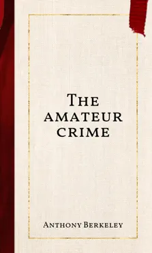 the amateur crime book cover image