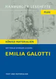 Emilia Galotti von Gotthold Ephraim Lessing: Ein Trauerspiel in fünf Aufzügen (Textausgabe) sinopsis y comentarios