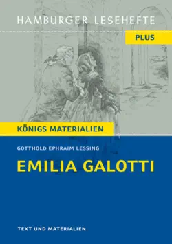 emilia galotti von gotthold ephraim lessing: ein trauerspiel in fünf aufzügen (textausgabe) imagen de la portada del libro