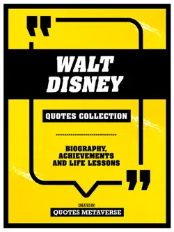 walt disney - quotes collection book cover image