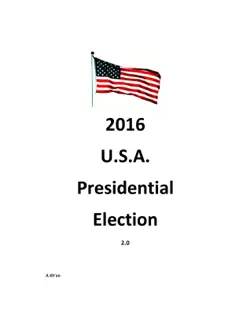 2016 u.s.a. presidential election 2.0 book cover image
