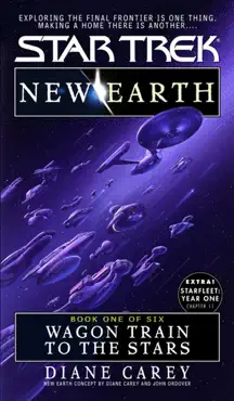 star trek: new earth, book 1: wagon train to the stars book cover image