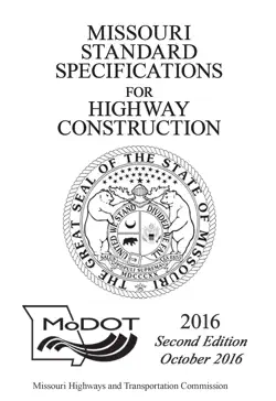 2016 missouri standard specifications for highway construction book cover image
