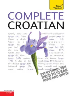 complete croatian beginner to intermediate course book cover image