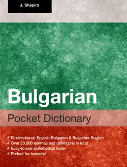 bulgarian pocket dictionary book cover image