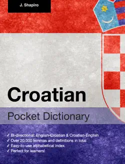 croatian pocket dictionary book cover image