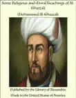 Some Religious and Moral Teachings of Al-Ghazzali synopsis, comments